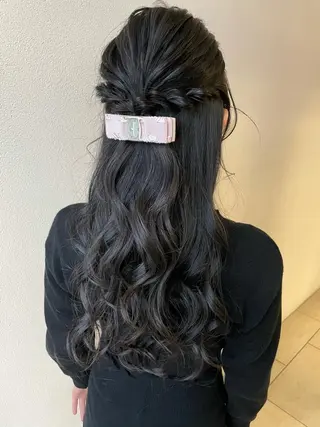 ロング ヘアアレンジ 沢田 瞳のヘアスタイル