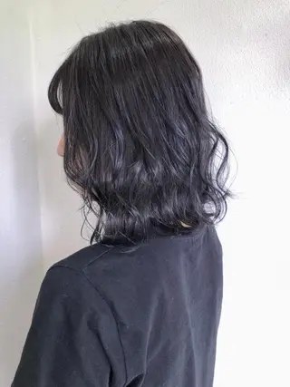 ミディアム カラー ヘアアレンジ GiseL天神カラー 髪質改善/ブリーチのヘアスタイル
