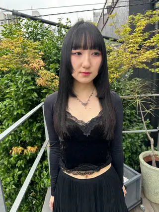 ロング ボブ/似合わせカット /ニュアンスカラーのヘアスタイル