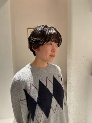 ショート iwami rena /Nary河原町のヘアスタイル