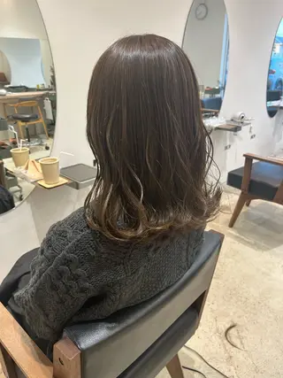 ミディアム yunica所属・yunica manaeのヘアスタイル