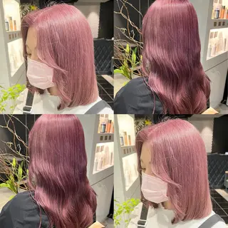 セミロング カラー AVAHAIR新大久保所属・【韓国ヘア】 AVAHAIRユウトのヘアスタイル