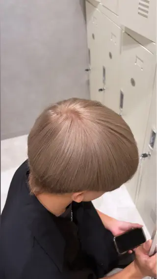 カラー 後藤 里穂のヘアスタイル