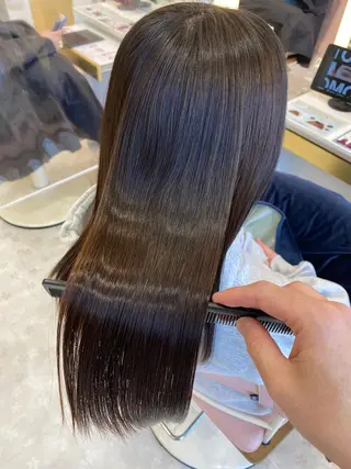 ロング 縮毛矯正/ 髪質改善 /ショート　圍　崇行のヘアスタイル