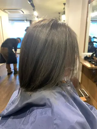 ショート LUCIA所属・透明感カラー/ブリー チ無し/瀧田恭平のヘアスタイル