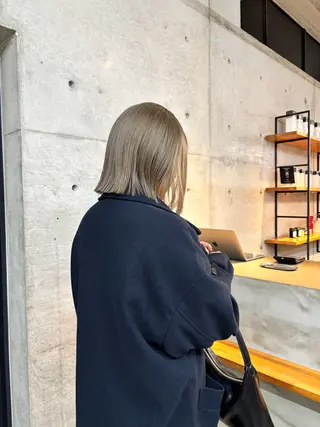 ミディアム son hair所属・葉 /透明感カラーのヘアスタイル
