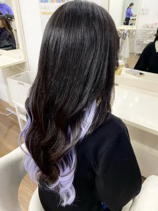 ロング カラー GLOSS 心斎橋 山上のヘアスタイル