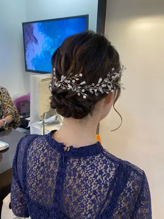 セミロング ヘアアレンジ 石垣廣乃 /Hironoのヘアスタイル