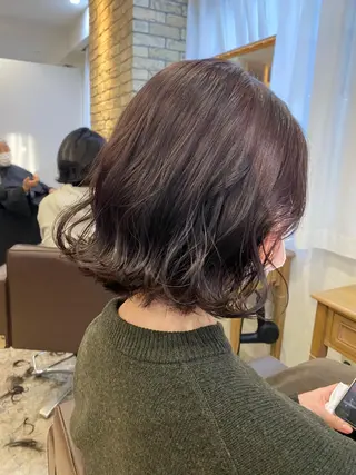 ミディアム 似合わせレイヤーカッ ト🩶瀧本美咲のヘアスタイル