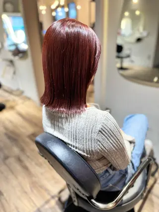 ミディアム 【天満1艶髪】潤艶/ 髪質改善🌹釣本竜哉のヘアスタイル