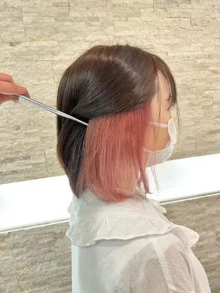 ショート カラー 🔶似合わせセンター パート/ヤス🔶のヘアスタイル