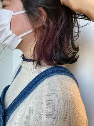 ミディアム カラー 小木曽智美 /ボブ/ショートのヘアスタイル