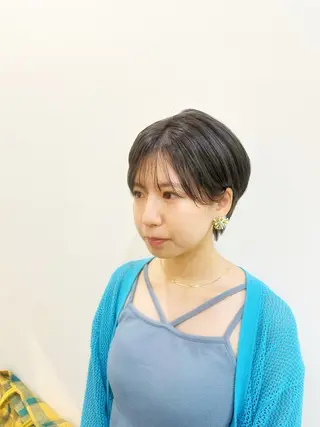 ショート newline銀座所属・👑銀座ショート/ 絶壁補正/金子涼👑のヘアスタイル