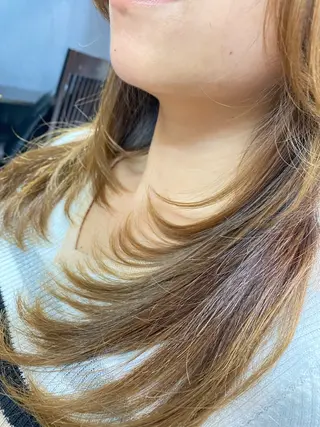 ミディアム 飯富 信二のヘアスタイル