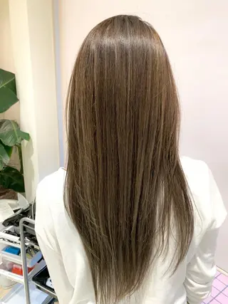 ロング カラー 似合わせカラー/艶 髪質改善/ヨシザキのヘアスタイル