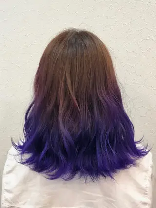 ミディアム カラー 韓国ヘア🤍髪質改善 🇰🇷AKANEのヘアスタイル