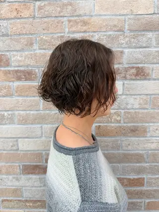 ショート パーマ 似合わせショート 鈴木豊のヘアスタイル