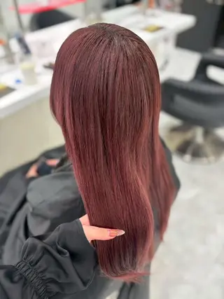 カラー 韓国風暗髪ヘア🩶 銀座DISCOのヘアスタイル