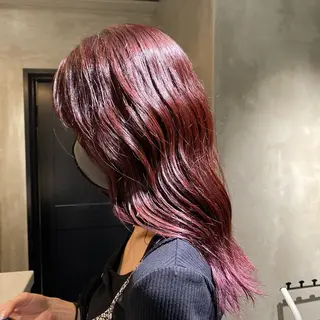 セミロング カラー デザイン/アレンジ ❤︎イシイレイのヘアスタイル