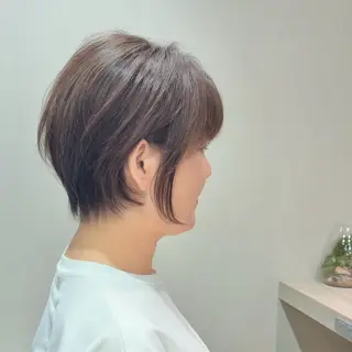 ショート カラー 瀧　元気/ショート/ 白髪ぼかし/髪質改善のヘアスタイル