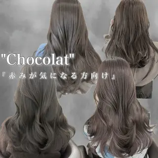 セミロング 外苑前NO.1艶髪 透明感カラーのヘアスタイル