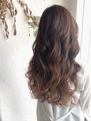 ロング カラー パーマ ヘアアレンジ メンズ ネイル 美容室 ソンリエのヘアスタイル