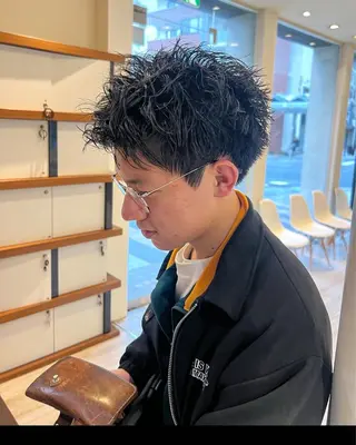 パーマ メンズ タナカ マヤ/金沢八景のヘアスタイル