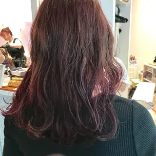 ミディアム 所渉/韓国レイヤー /ウルフカットのヘアスタイル