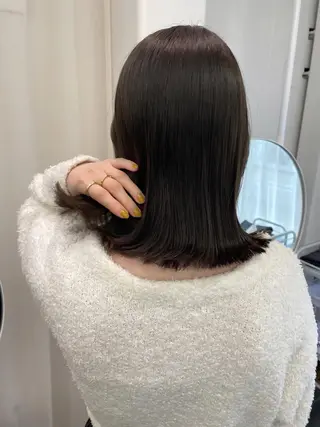 ミディアム カラー レイヤーカット🎀 kanaのヘアスタイル