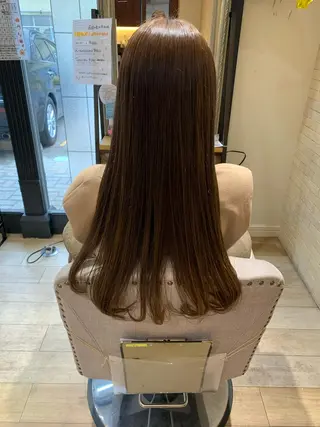 ロング カラー 艶髪レイヤー上田 紗也🇰🇷💗のヘアスタイル