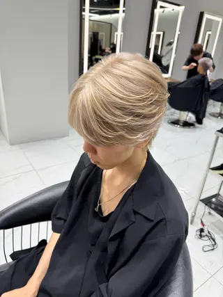 カラー メンズ 渋谷ブリーチカラー/ デザインカラー/優希のヘアスタイル