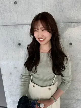 ロング カラー 誰よりも丁寧なカット 🍀小林輝のヘアスタイル