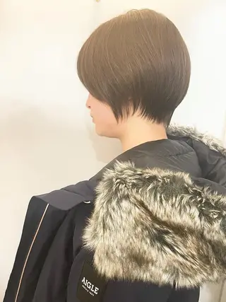 ショート カラー ショートボブ縮毛矯正 髪質改善のプロ山道潤のヘアスタイル