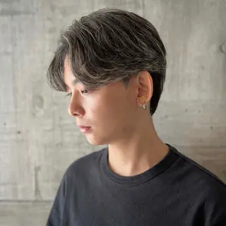 ミディアム メンズ メンズ特化/パーマ/ メッシュ/竜成のヘアスタイル