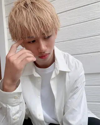 ショート カラー メンズ イーストハムネオ高木 亮人🌿のヘアスタイル