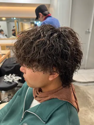 パーマ ✂渋谷メンズ特化 まさとのヘアスタイル