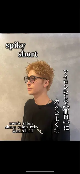 メンズ フリーランスシェアサロンルレイル所属・心斎橋/メンズ /ルレイル/地形真希のヘアスタイル