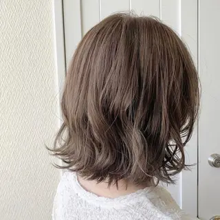 ミディアム カラー 韓国ヘア /男女❄️ 細江 美紅のヘアスタイル