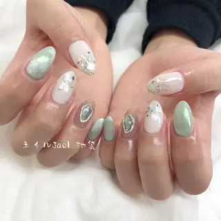 ミディアム nail jaol池袋店所属・ネイルJaol 池袋のネイルデザイン