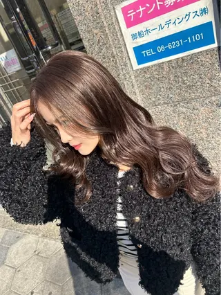 セミロング 🏅EIGHT難波/ 【店長】タモツのヘアスタイル