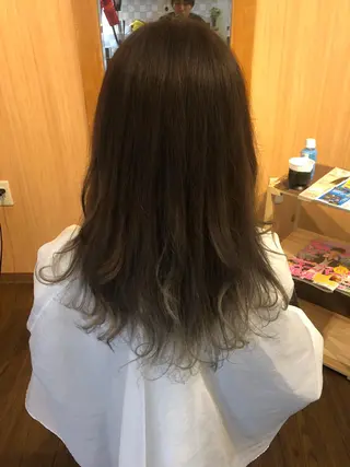 カラー MOLLA 浅香山店所属・谷口ゆめ/縮毛矯正/ 大人女子/眉ワックスのヘアスタイル