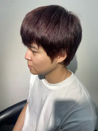 ショート カラー メンズ 瀧下 唯のヘアスタイル