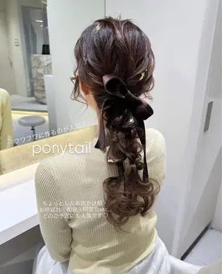 ヘアアレンジ はるか/ヘアアレンジ ブリーチなしカラー♡のヘアスタイル