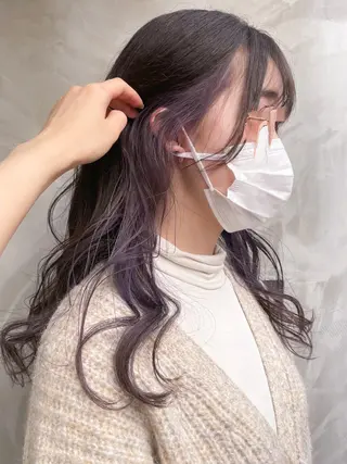 ロング luve heart's And Be minamisemba所属・高嶋 奏音のヘアスタイル