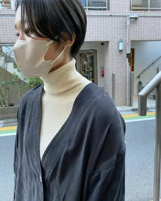 ショート カラー hemm,hemm.所属・ショート・ボブ MIKUのヘアスタイル