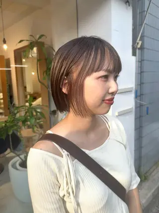 ショート カラー 安永 涼のヘアスタイル