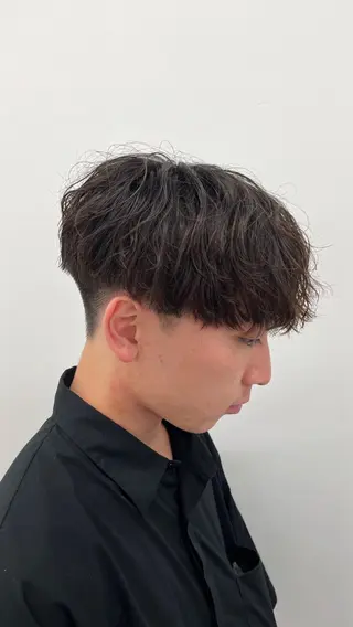 ショート パーマ メンズ 🏆メンズヘア特化 🥇代表りんぺーのヘアスタイル