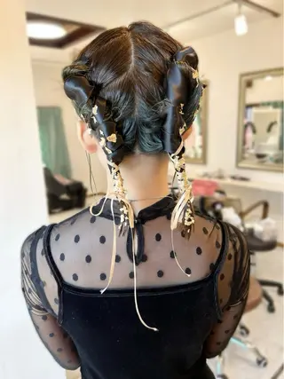 ミディアム ヘアアレンジ ナカジマ ナナのヘアスタイル