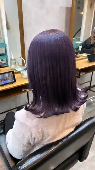 ミディアム カラー silk🕯 hikaruのヘアスタイル