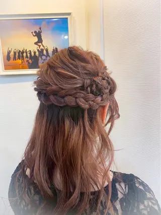 ヘアアレンジ iLuce所属・hair make もりした　ゆうのヘアスタイル